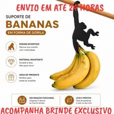 Suporte de Banana divertido em forma de Gorila
