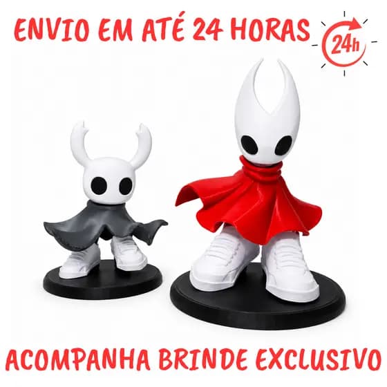 Miniaturas Hornet Silksong e Hollow Knight –  Meme "Shaw??" com Tênis / Action Figures / Decoração / Presente