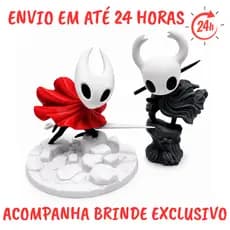 Miniaturas Hollow Knight e Hornet Silksong - Decoração / Enfeite / Action Figures / Presente