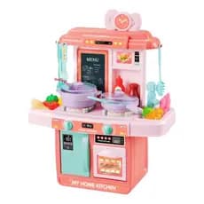 Kit Cozinha Infantil Brinquedo Comidinha Pia Fogão Forno
