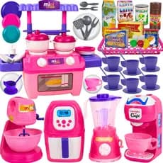 Kit Cozinha Brinquedo Infantil Completo Eletrodomésticos Fogão Comidinhas Acessórios
