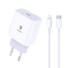 KIT CARREGADOR FANCY POWER / 20W USB TIPO C para Iphone/Tipoc - PD-02/PD15
