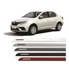Friso Lateral Porta Renault Logan Todas As Cores Originais