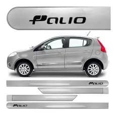 Friso Lateral Novo Palio 2013 A 2018 Prata Bari Proteção