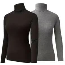 Blusa Térmica Cacharrel Feminina Camisa Gola Alta Blusinha Segunda Pele Manga Longa
