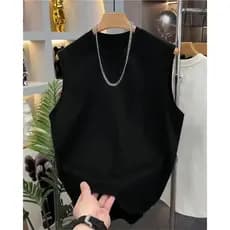 Regata Oversized Masculina Lisa Algodão Treino, Academia e Dia a Dia Estilosa