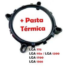 Suporte Para Cooler Intel Socket Lga 1700 775 1151 1150 1200 1156 1155 1366 + Pasta Termica