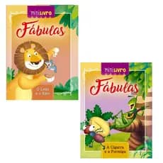 Mini Livro - Kit com 2 livros pequenos - Fábulas - Ciranda Cultural