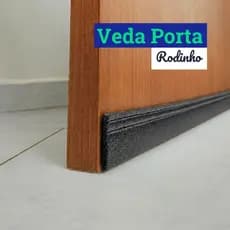 Veda Porta Rodinho Adesivo Impermeável Protetor Contra Insetos Vedação Fresta Anti Poeira 80 cm