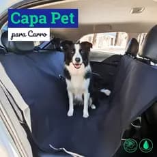 Capa Protetora Banco Traseiro de Carro Para Pet Cachorro Gato Nylon Impermeável Anti Pelo 150x120cm