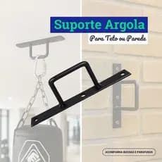 Suporte Argola em Ferro Reforçado Multiuso Para Parede ou Teto
