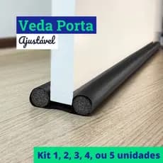 Veda Porta Rolinho Ajustável Impermeável Sem Costura Vedação Fresta Anti Poeira