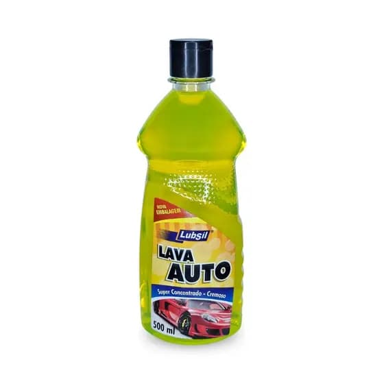 Shampoo Automotivo Lava Auto Super Concentrado Cremoso Lavagem Para Carros e Motos 500ml - Lubsil