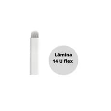 14 U Flex Lâmina Para Tebori Agulha Microblading 100 unidades