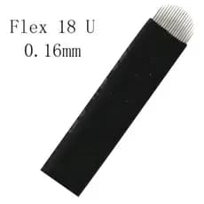 10 Agulhas para micropigmentação Lamina 18u Flex