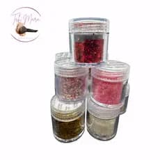 Glitter Flocado e Finos 15g para Maquiagem