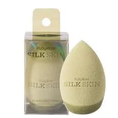 Esponja de Maquiagem Flawless Finish Silk Skin Ruby Rose Acabamento Perfeito Macia Soft Touch