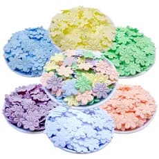 Kit Aplique Florzinha Prensada Flor Ultra Mini  200 Unds