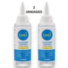 2 Colas De Silicone LULI Líquida Para Artesanato 100 Ml