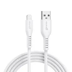 Cabo em Silicone USB-A Para Lightning 1,5m Branco ESLISWT Geonav