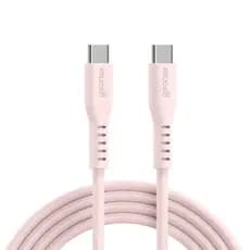 Cabo em silicone USB-C Para USB-C 1,5m  Rosa ESC06SPK Geonav