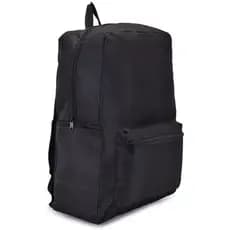 Mochila Simples Unissex Escola E Academia Com Bolso Frontal