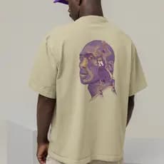 Camiseta Oversize Masculina Streetwear Ídolos do Basquete Bryant James Curry