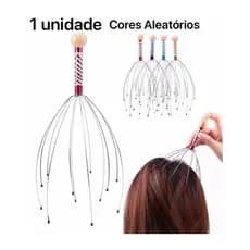 kit com 2 Massageador De Cabeça Cafuné Massagem Relaxante