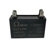 Capacitor Partida Ar Condicionado Cbb61 5mf 440v - Omega Original