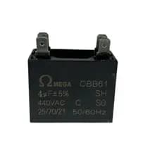 Capacitor Partida Ar Condicionado Cbb61 4uf 440v - Omega Original