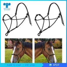 [Yitis] Halter De Treinamento De Corda De Cavalo , Pastagem , Portátil , Ajustável , Resistente , Durável , Terra , Faze