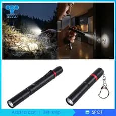 [Yitis] Mini Lanterna LED Compacta De Liga De Alumínio Com Alto Lúmen , Tocha Portátil Resistente À Água Para Caminhadas