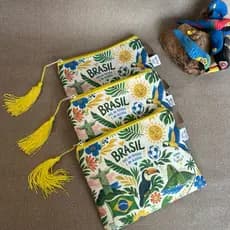 kit Brasil 3 Necessáries presentes Brasileiros.