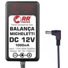 Fonte DC 12V Para Balança Micheletti MIC 200