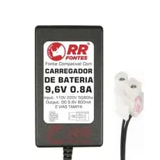 Fonte Carregador DC 9,6v Para Baterias Airsoft Ni-mh Mini-tamiya