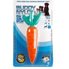 Mordedor Nylon Cenoura Brinquedo Pet Cachorro Buddy Toys