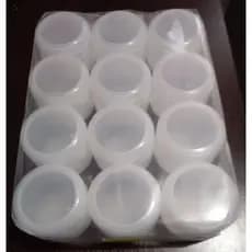 Pote Plástico Vazios De 60g Embalagem - Kit Com 100 Peças