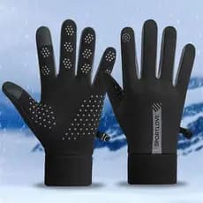 Luvas Motoqueiro Térmicas Unissex Touch Screen Aquece as Mãos Compatível Tela Ciclismo e Esportes