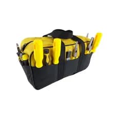 Bolsa De Lona Para Ferramentas Eletricista 8 Divisões