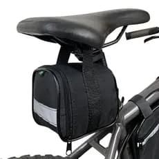 Bolsa Selim Banco Bike Refletivo Impermeável Art Mania