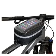 Bolsa Porta Celular Quadro Para Bike Com Refletivo Artmania