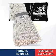 Refil Esfregão Mop Úmido Algodão Ponta Cortada Limpeza Geral