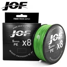 JOF X8 500M 300M 150M Trançado Linha De Pesca 8 Vertentes Multicolor Multifilament Água Salgada PE Linha 15 20 30 40 50 60 80 100LB