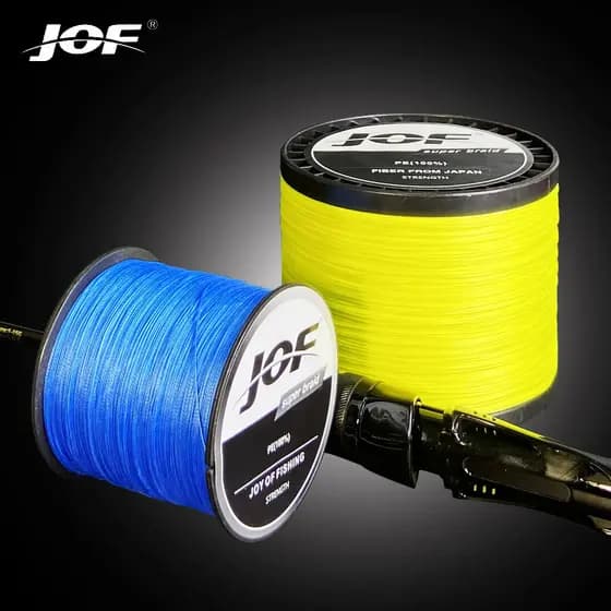 JOF 4 Vertentes Pesca Linha 1000M 500M 300M Multifilament PE Trançado Pesca Linha Água Salgada