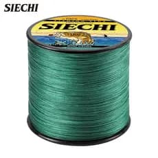 Linha de pesca Siechi Trançado Linha de pesca 300m Linha de pesca 4 Trançado de PE Resistente ao desgaste de no mar liso