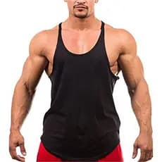 Camiseta Regata Masculina Cavada Lisa Bodybuilder Academia Fitness Musculação
