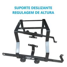 Suporte de Baú para FACTOR 125 de 2009 a 2016 - Pode Levar Garupa  - Bagageiro Deslizante de Correr para Caixa de Moto