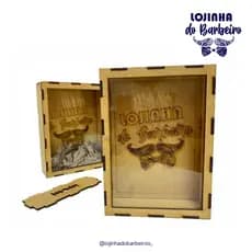 Descarte de Gilete Exclusivo Caixinha de Lâminas Para Barbeiros 2 em 1 Cofre de moedas