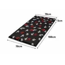 Colchonete Espuma Solteiro 188 x 78 x 5cm Para Visita Camping Praia Pescaria-envio imediato