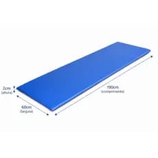 Colchonete para acampamento medida 180x60x2cm impermeável espuma d23-varias cores